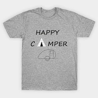 Happy Camper Shirt, Camping Shirt T-Shirt
